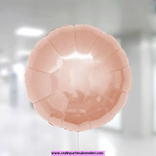 Rose 18 İnç Yuvarlak Folyo Balon